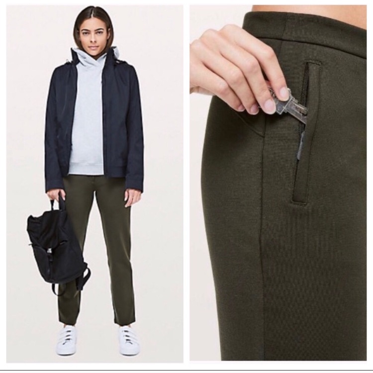 Lululemon Athletica Olive Green Jogger Pants
